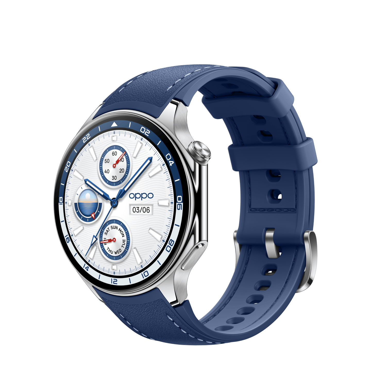 OPPO Watch X 千帆蔚蓝 预览图