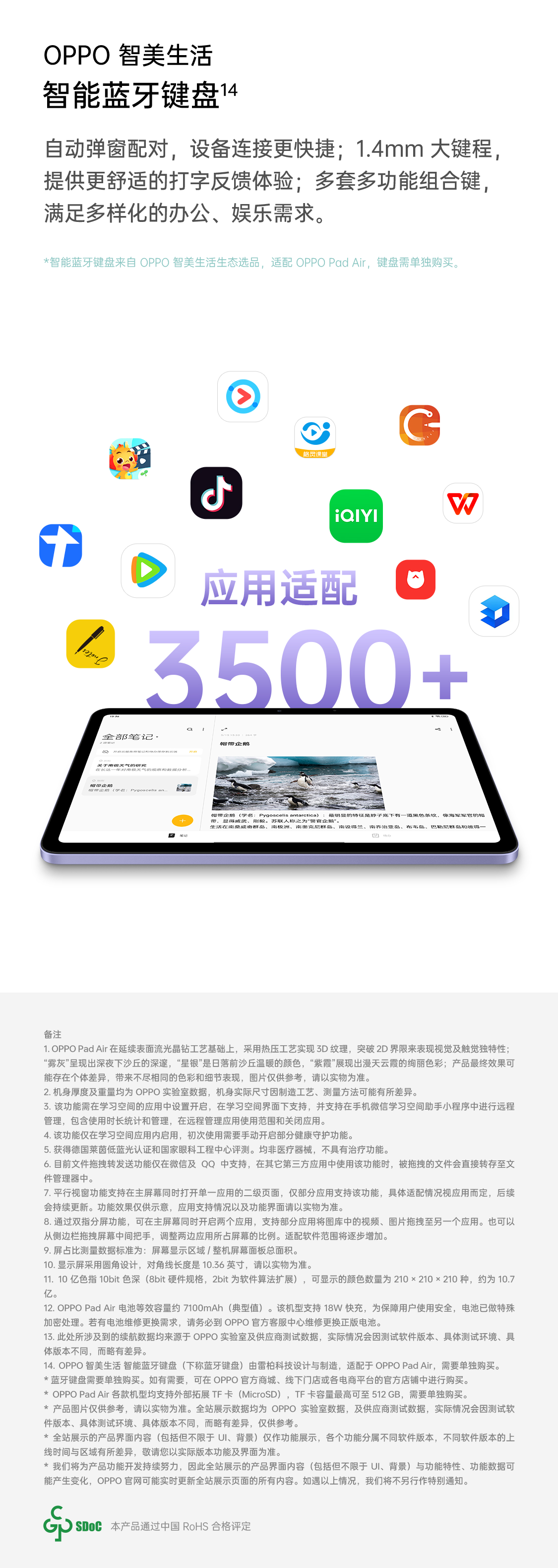 OPPO Pad Air 6GB+128GB 雾灰官方标配