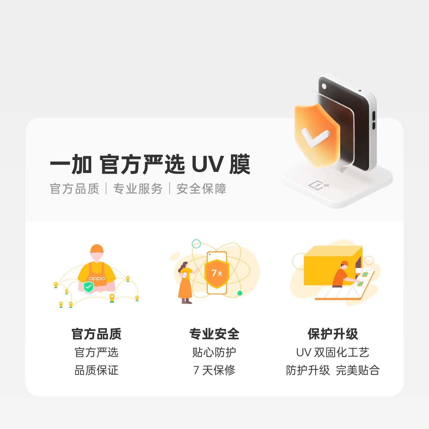 一加 官方严选 UV 膜 一加 Ace 系列 一加 Ace 3