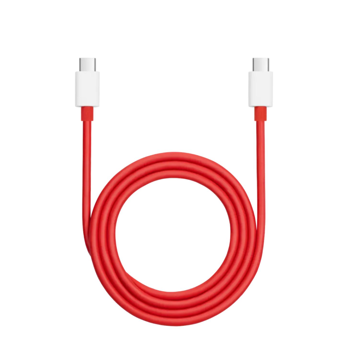 一加 闪充数据线 Type-C to Type-C 1米 12A 红色