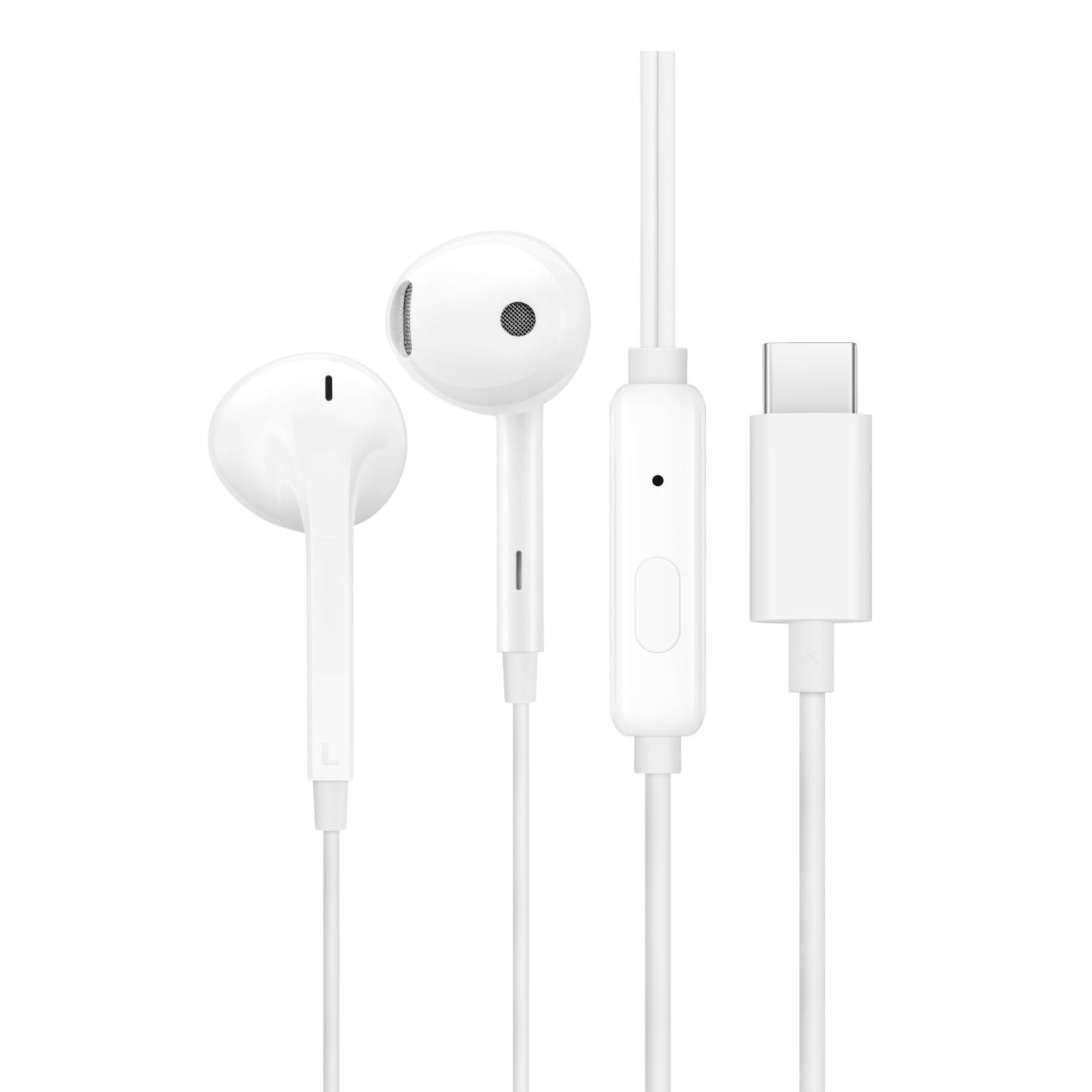 OPPO 半入耳式 数字信号有线耳机 MH137 Type-C 接口  白色 Type-C 接口