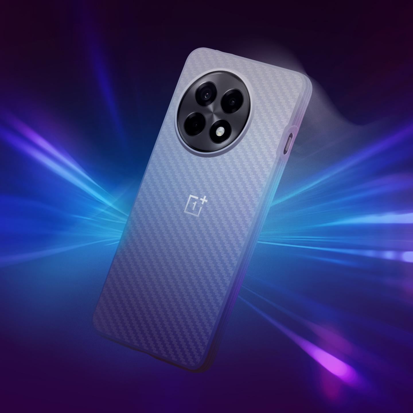 一加 Ace 5 系列经典纹理全包保护壳 银灰色