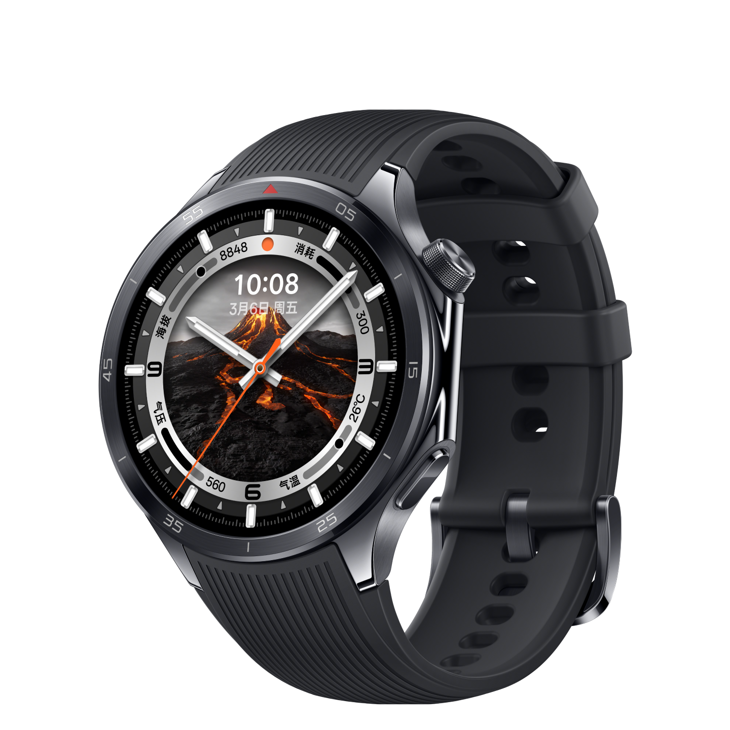 OPPO Watch X2 墨石岩黑 预览图