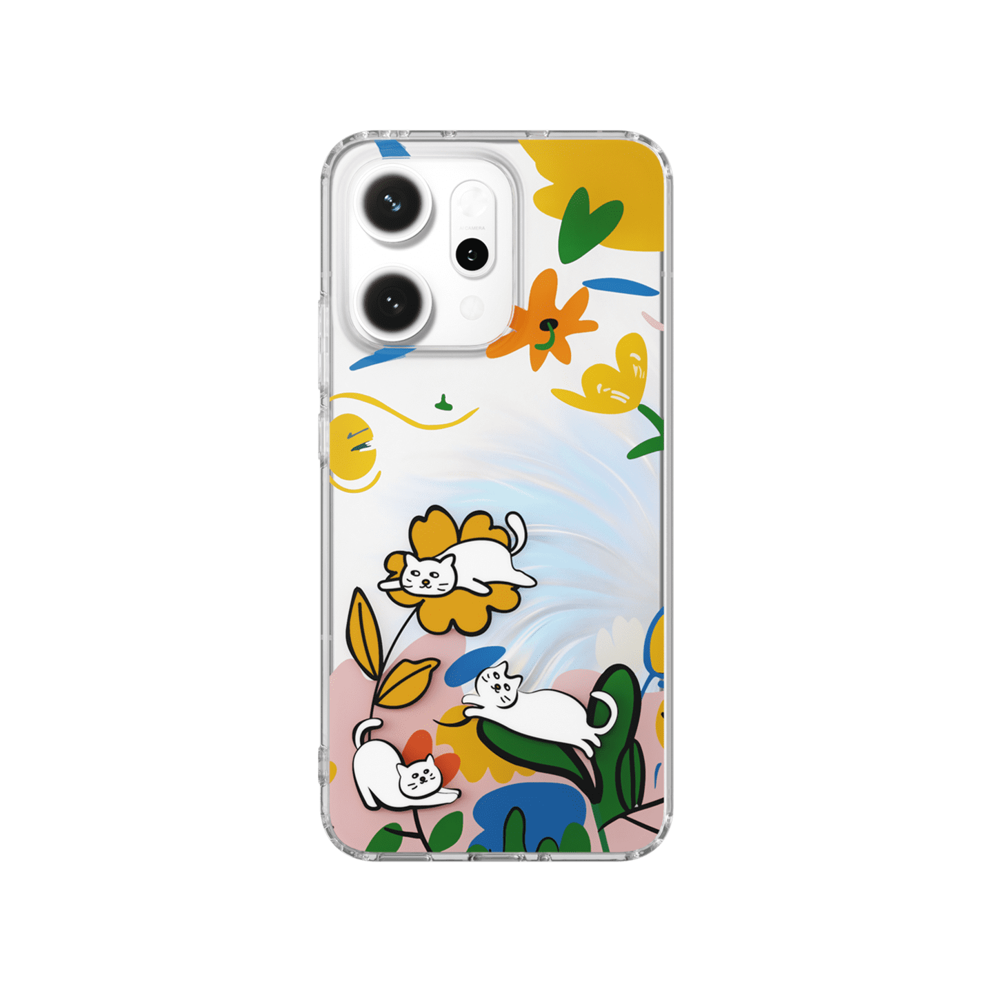 OPPO 智美生活 Reno14 pro 手机壳 慵懒猫团