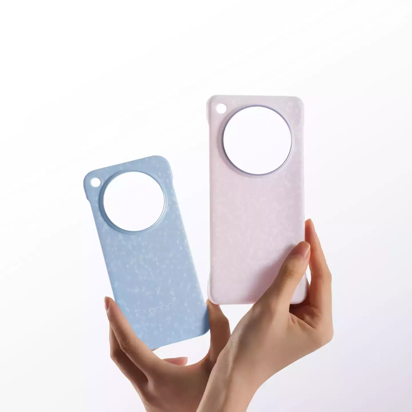 OPPO Find X8 菱格纹半包磁吸保护壳 幻想蓝