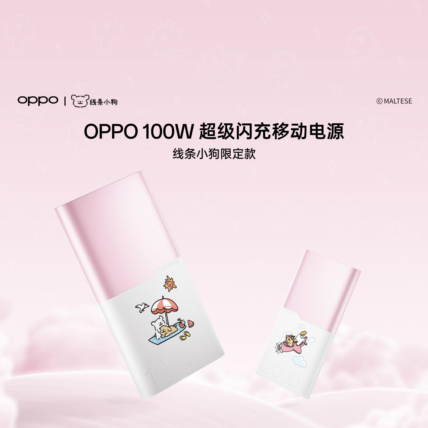 OPPO 100W 超级闪充移动电源 线条小狗限定款