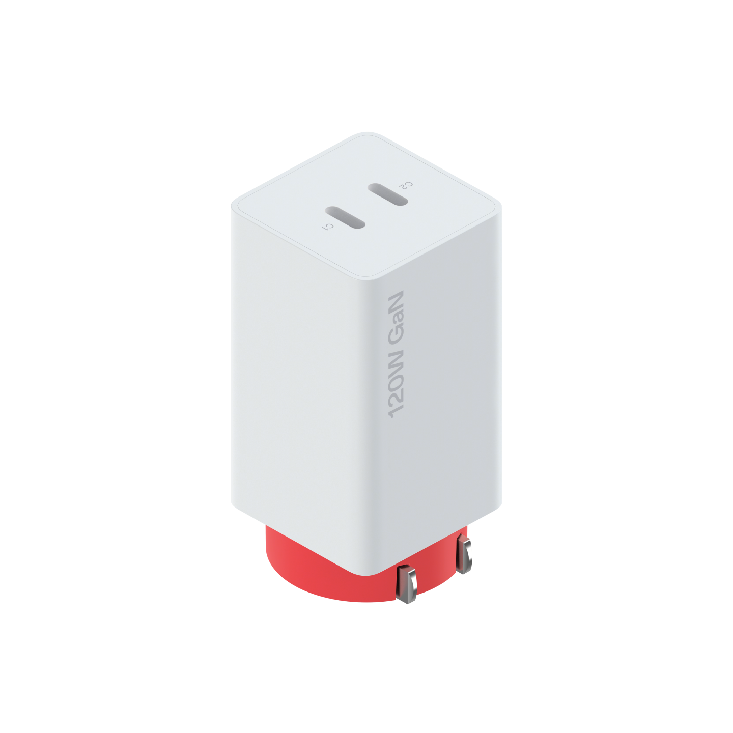 一加 120W 小方瓶双口超级闪充氮化镓充电器 红白机