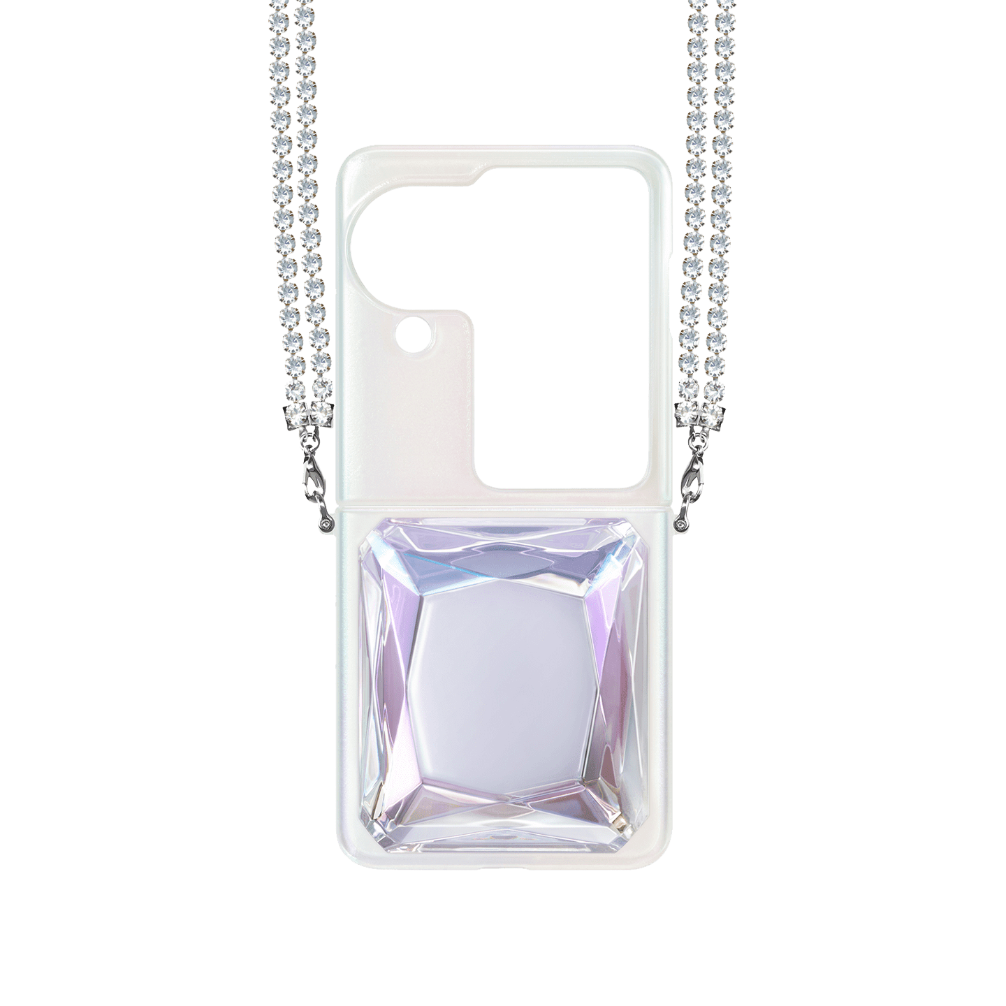 Designed For OPPO Find N3 Flip 设计师款手机壳 HEFANG 极光方糖