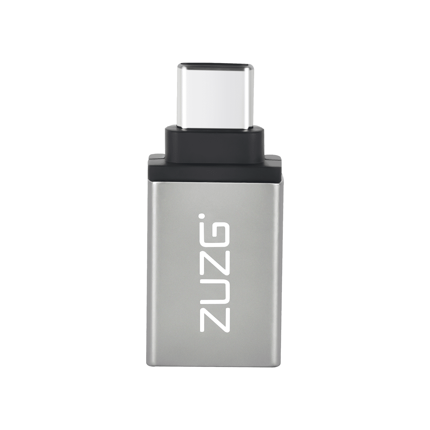 质几 USB OTG 转接头 T2 银色