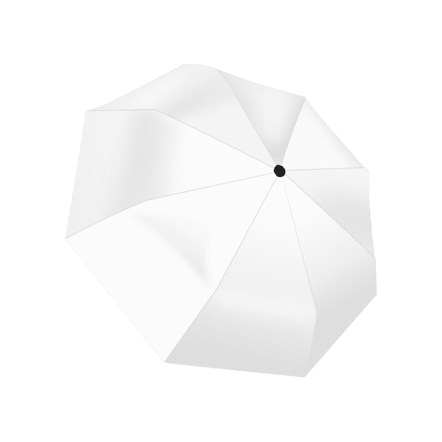 9H 便携晴雨伞 白色